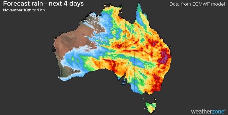 Australian Flood map