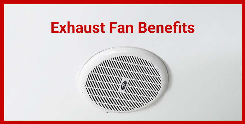 Exhaust fan in ceiling.