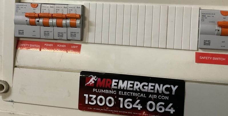 electrical switchboard installed by Mr Emergency