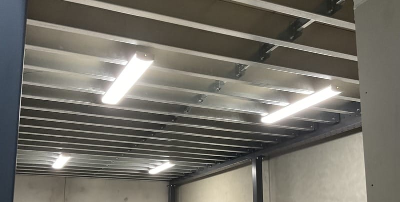 Effective lighting in the garage